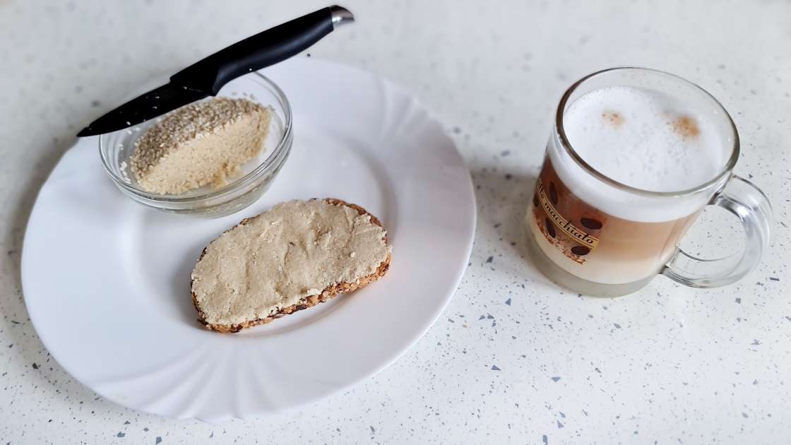 Vanlig, osötad sesampasta med vit tahini, foto 13