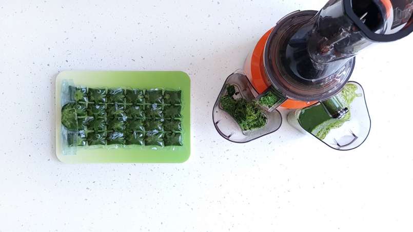 Persiljejuice med lime i isförpackningar, foto 16