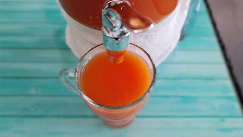 Äppelcider med honung, citron och mynta, foto 10