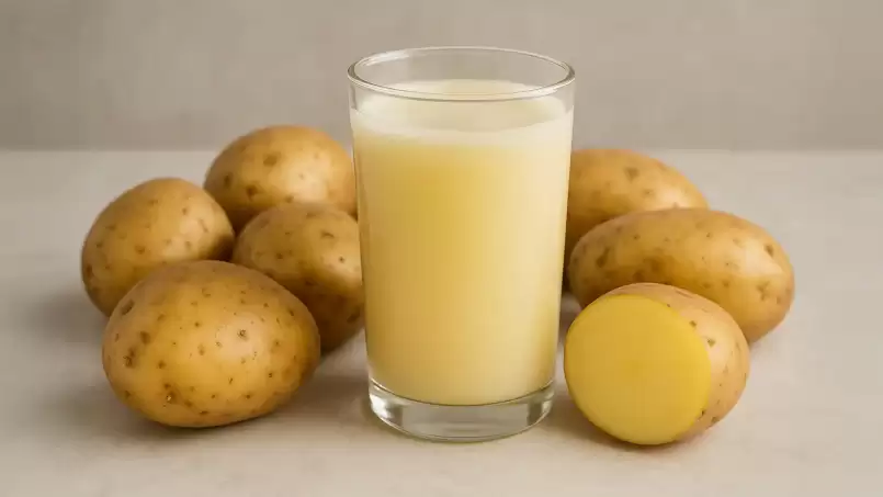 Rå potatisjuice