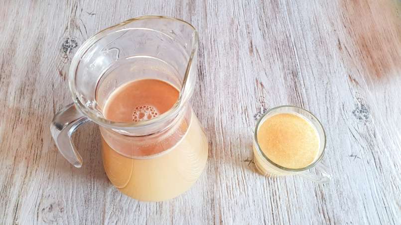 Energigivande dryck med ingefära, inaktiv jäst och citron, foto 8