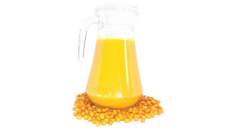 Osötad havtornsjuice med ingefära och citron, foto 1