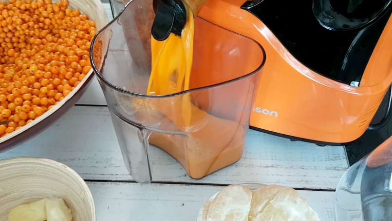 Osötad havtornsjuice med ingefära och citron, foto 5
