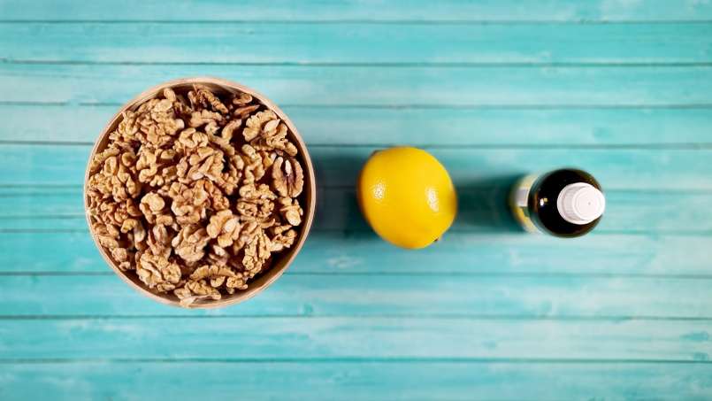 Honung med valnöt, citron och propolis för immunförsvaret, foto 3